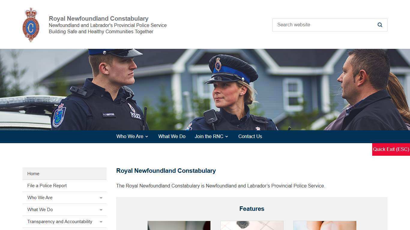 Home - Royal Newfoundland Constabulary